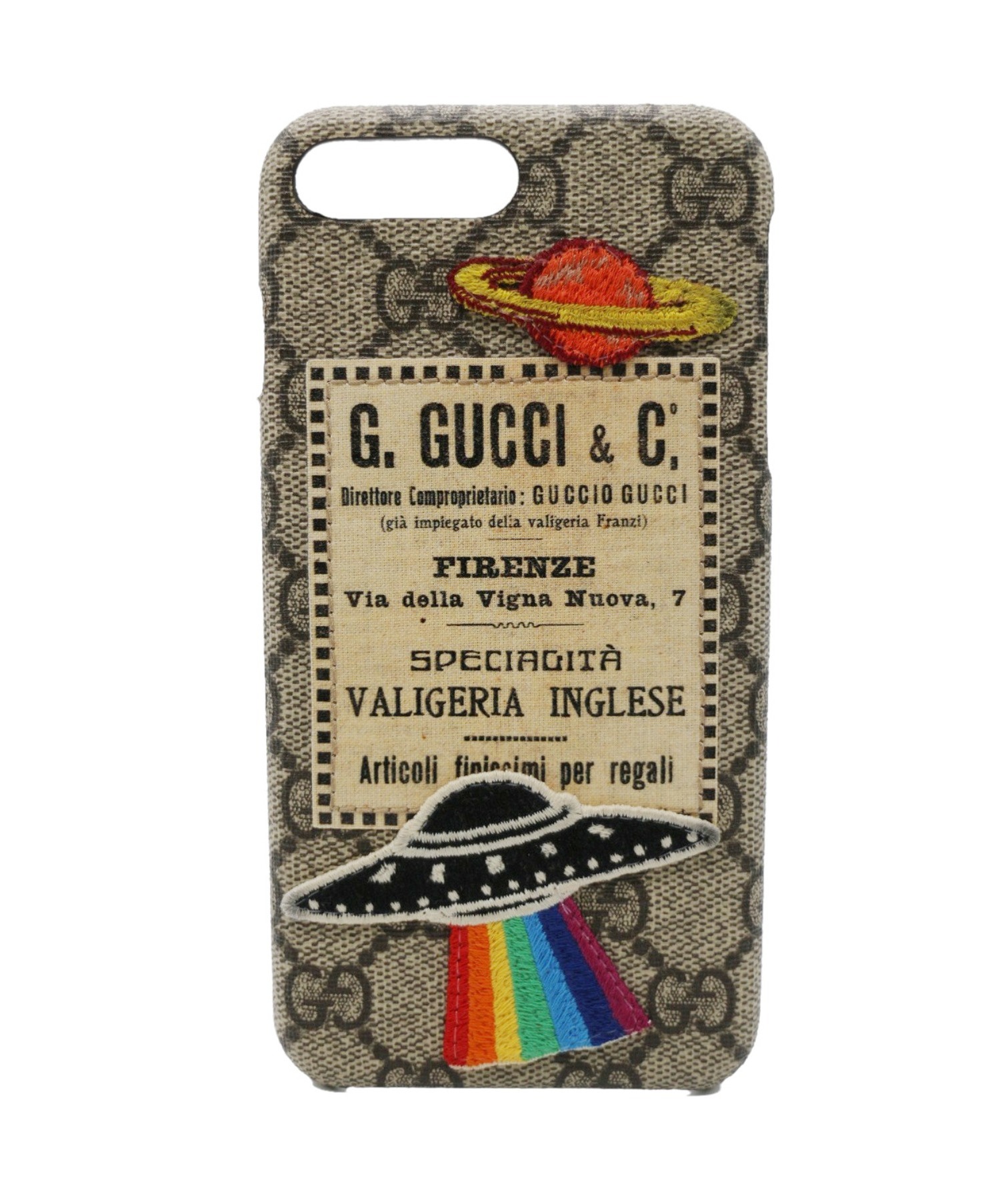 中古 古着通販 Gucci グッチ Iphoneケース ブラウン サイズ Iphone 8 Plus ブランド 古着通販 トレファク公式 Trefac Fashion