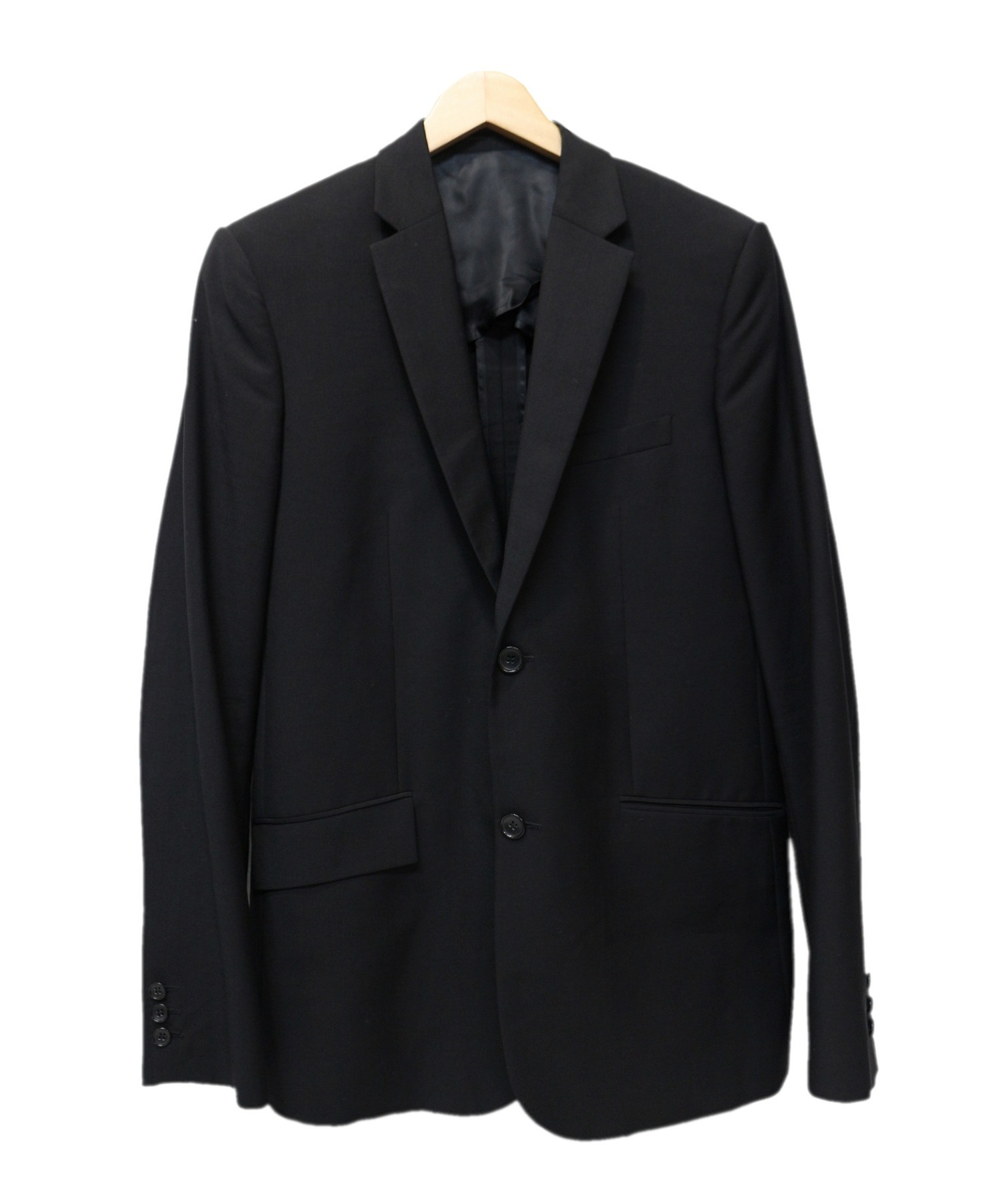 BALENCIAGA (バレンシアガ) テーラードジャケット ブラック サイズ:48