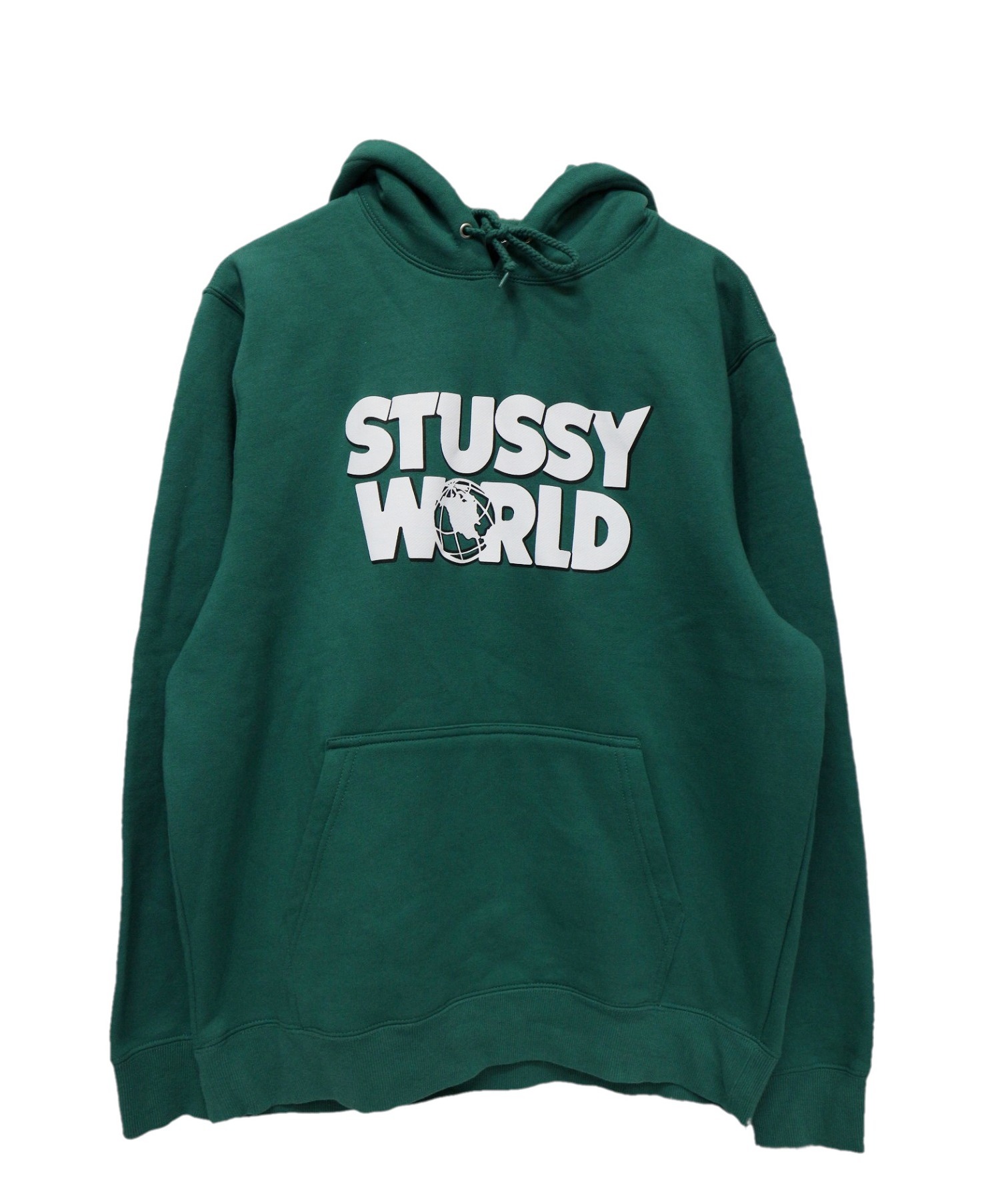 【中古・古着通販】stussy (ステューシー) STUSSY WORLD HOOD グリーン サイズ:M｜ブランド・古着通販 トレファク公式