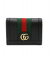 GUCCI（グッチ）の古着「2つ折り財布」｜ブラック