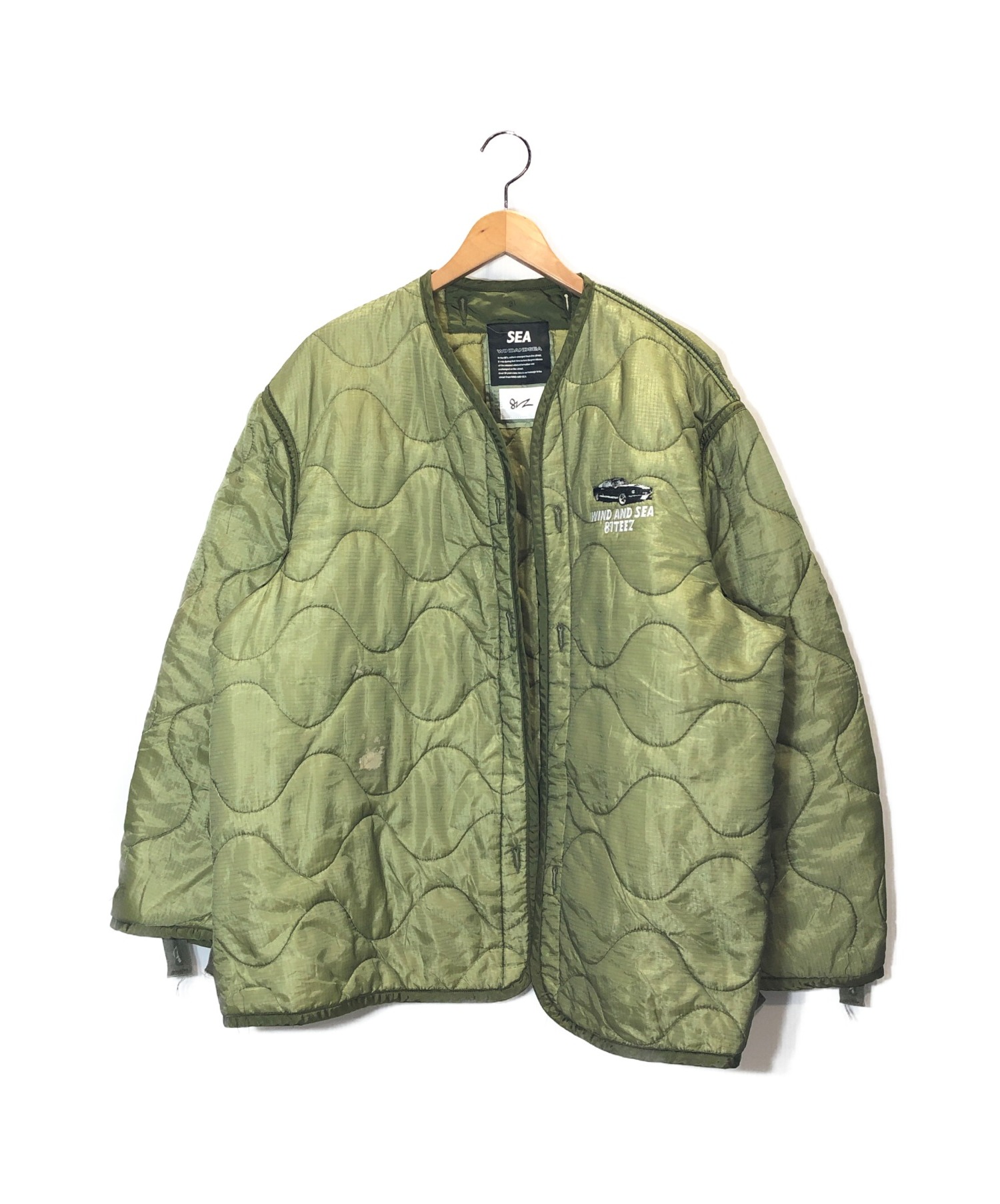 配送日指定可 WIND AND SEA × 81TEEZ QUILTING JACKET | ochge.org