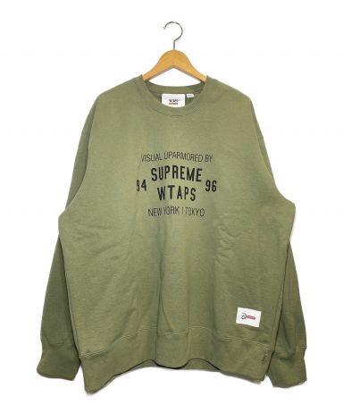 送込 XL Supreme WTAPS Crewneck 黒 ブラック ⑧ | ilhotesul.com.br