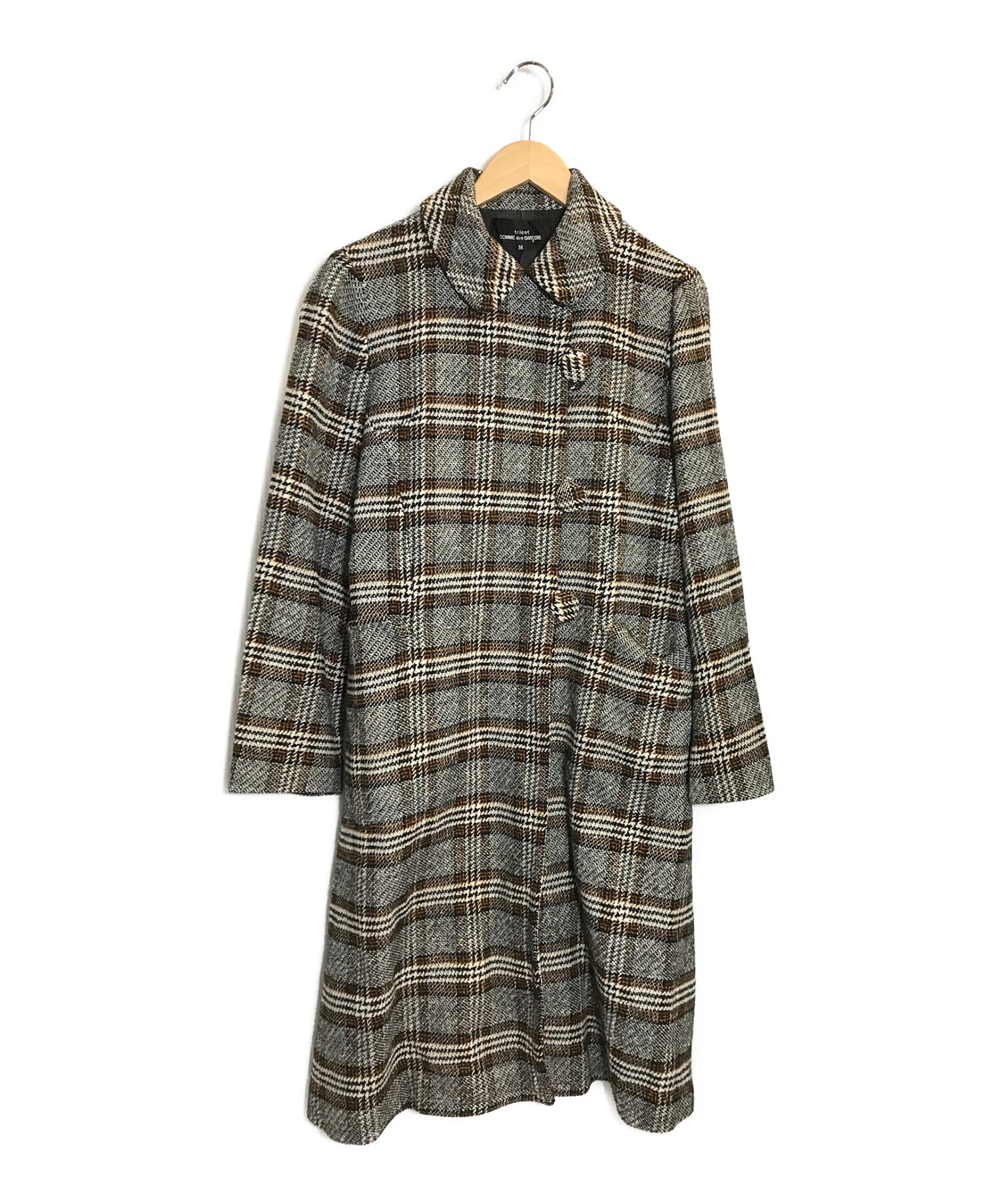 お気にいる】 tricot COMME des GARCONS チェック コート dynamic-it.ro