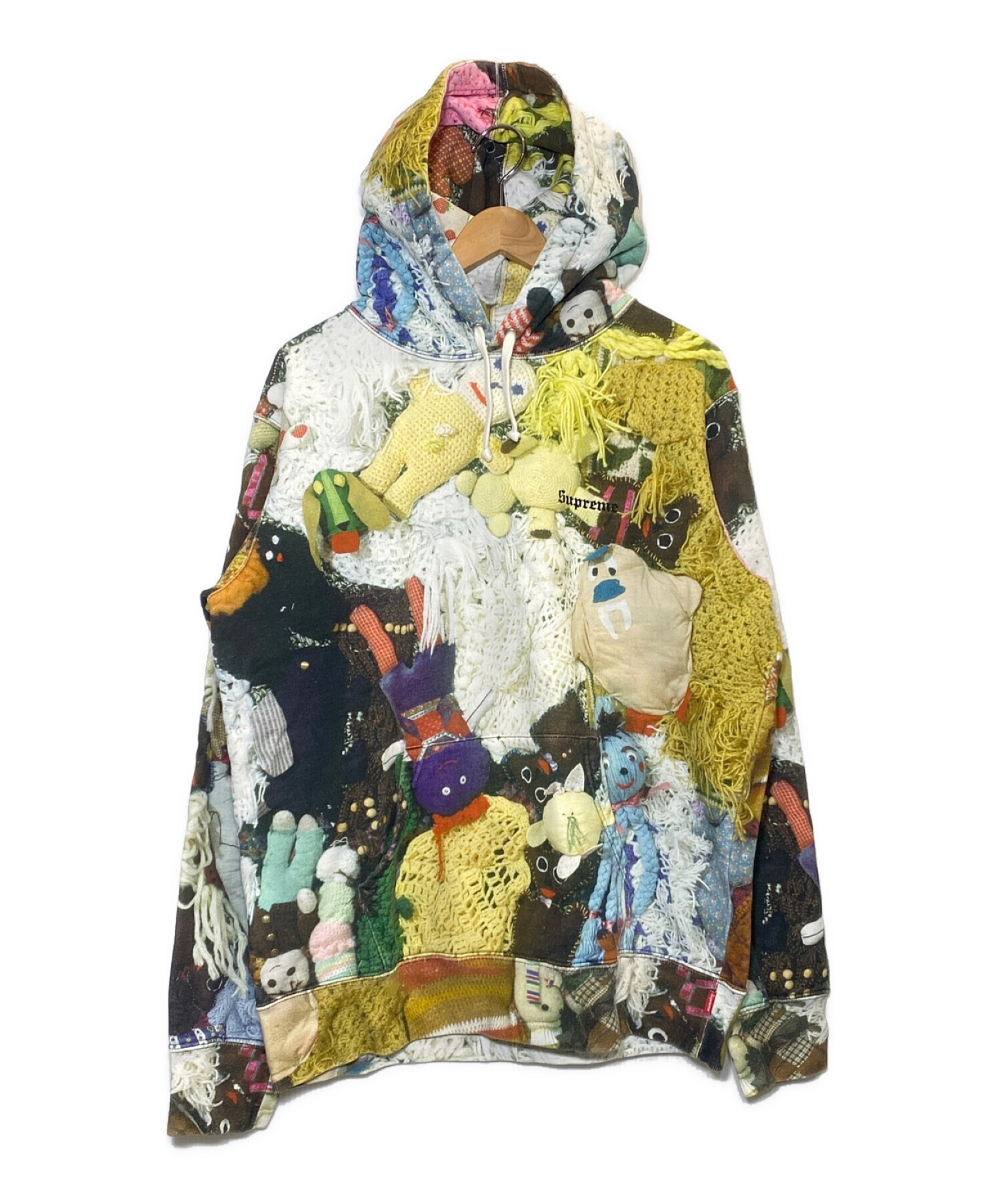 フラワーB ブルーグレイ supreme mike kelley パーカー Lサイズ