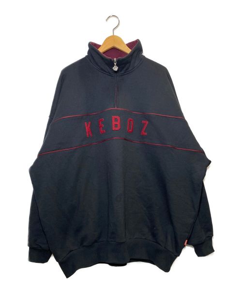 コムドット着用 keboz HALF ZIP ハーフジップ 即完売品 スウェット