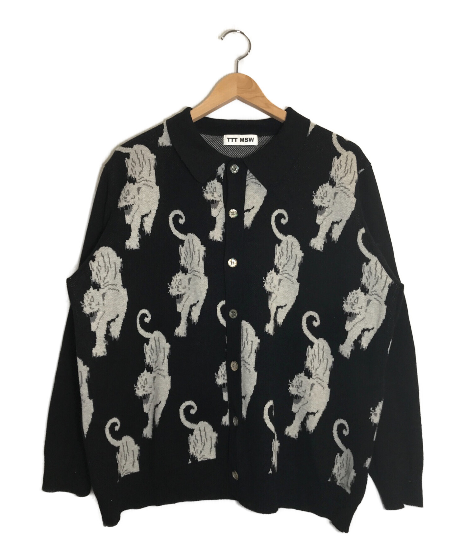 TTT MSW 21AW Panther Knit Cardigan