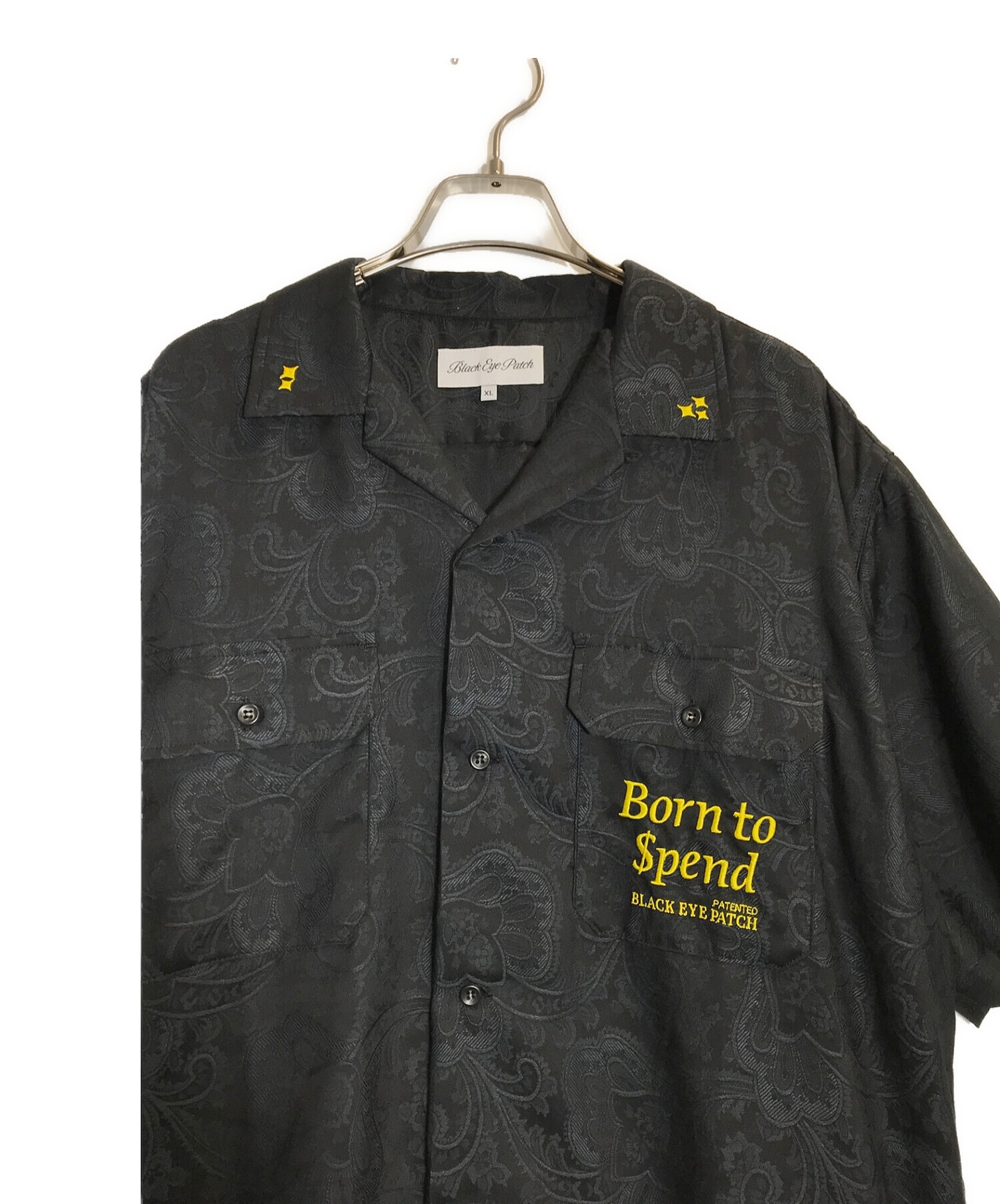 BlackEyePatch (ブラックアイパッチ) BORN TO $PEND S/S SHIRT ブラック サイズ:XL