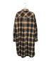 THE SHINZONE (ザ シンゾーン) CHECK SHIRT DRESS ブラック×ブラウン サイズ:34：4480円