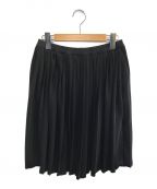 MM6 Maison Margielaエムエムシックス メゾンマルジェラ）の古着「プリーツスカート」｜ブラック