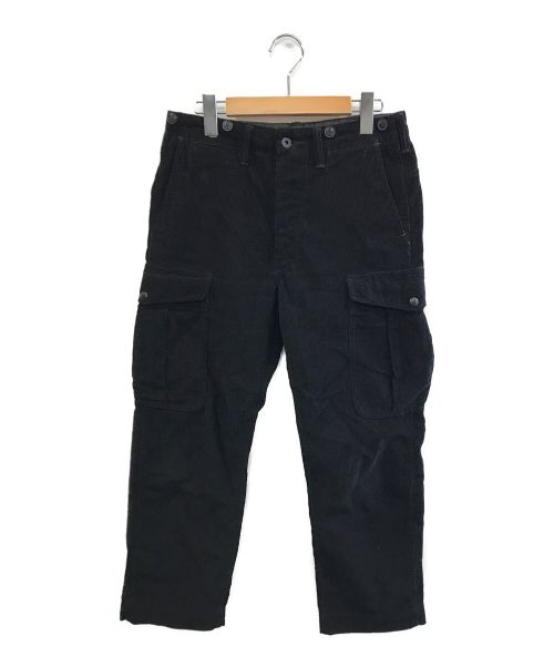 RRL（ダブルアールエル）RRL (ダブルアールエル) コーデュロイカ-ゴパンツ ブラック サイズ:73.5㎝（W29）の古着・服飾アイテム