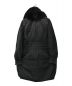 MONCLER (モンクレール) ラビットファーダウンコート ブラック：24800円