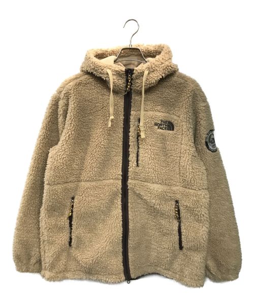 THE NORTH FACE（ザ ノース フェイス）THE NORTH FACE (ザ ノース フェイス) PLAY GREEN FLEECE HOODIE ベージュ サイズ:Lの古着・服飾アイテム