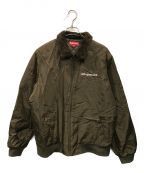 Supreme × Independentシュプリーム × インデペンデント）の古着「Fur Collar Bomber Jacket」｜ブラウン