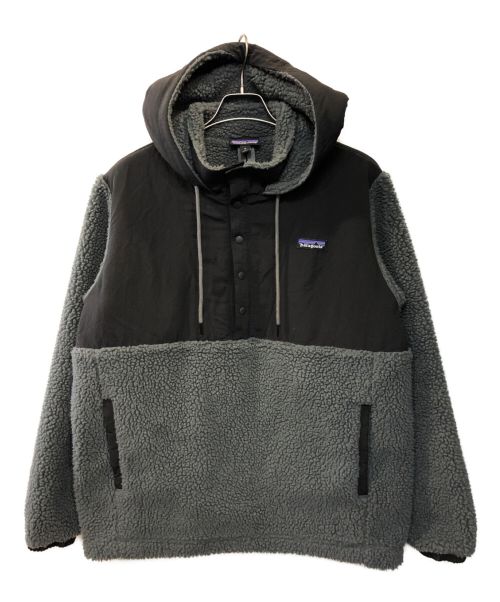 Patagonia（パタゴニア）Patagonia (パタゴニア) Shelled Retro-X P/O グレー×ブラック サイズ:Mの古着・服飾アイテム