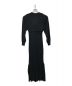 CASA FLINE（カーサフライン）の古着「バックオープンニットドレス」｜ブラック