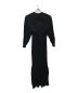 CASA FLINE (カーサフライン) バックオープンニットドレス ブラック サイズ:FREE：3980円