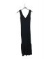 中古・古着 CASA FLINE (カーサフライン) バックオープンニットドレス ブラック サイズ:FREE：3980円