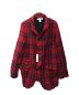 COMME des GARCONS SHIRT（コムデギャルソンシャツ）の古着「22AW tartan wool blazer」｜レッド