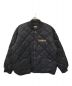 goodheller（グッドヘラー）の古着「COMPANY LOGO WAPPEN MILITARY QUILTING JACKET」｜ネイビー