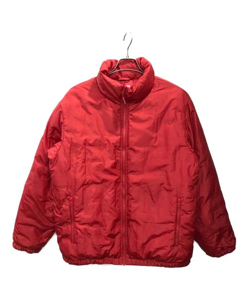 SUPREME（シュプリーム）Supreme (シュプリーム) Bonded Logo Puffy Jacket レッド サイズ:Mの古着・服飾アイテム