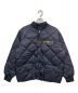 GOOD HELLER（グッドヘラー）の古着「COMPANY LOGO WAPPEN MILITARY QUILTING JACKET」｜ネイビー