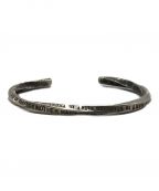 AMPアンプ）の古着「LET IT BE Stamped & Twisted Bangle -Thick-」