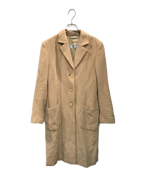 MaxMara（マックスマーラ）MaxMara (マックスマーラ) ウールアンゴラコート ベージュ サイズ:38の古着・服飾アイテム