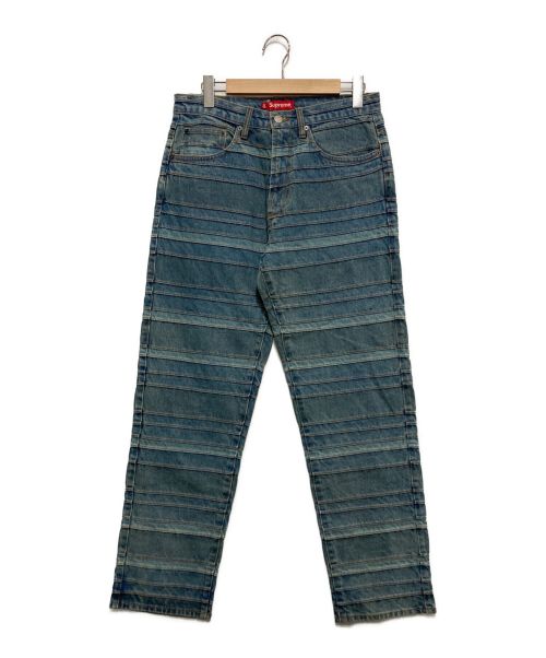 SUPREME（シュプリーム）SUPREME (シュプリーム) 22AW Layered Jean インディゴ サイズ:SIZE 76cm (W30)の古着・服飾アイテム