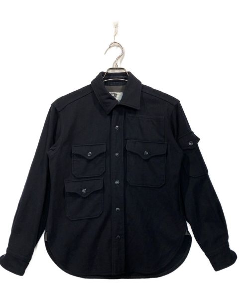 Engineered Garments（エンジニアド ガーメンツ）Engineered Garments (エンジニアド ガーメンツ) CPO Shirt - Melton ネイビー サイズ:XSの古着・服飾アイテム
