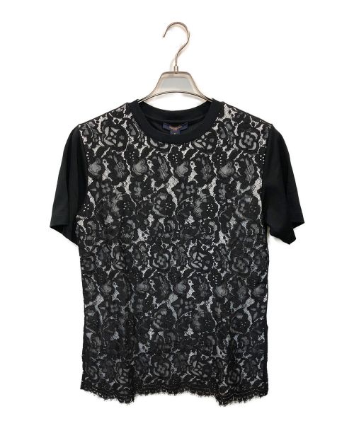 LOUIS VUITTON（ルイ ヴィトン）LOUIS VUITTON (ルイ ヴィトン) レースTシャツ ブラック サイズ:Mの古着・服飾アイテム