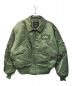 ALPHA INDUSTRIES（アルファインダストリーズ）の古着「フライトジャケット」｜オリーブ