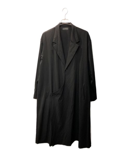 s'yte（サイト）s'yte (サイト) PE/RAYON GABARDINE STRETCH FRAME DOUBLE COLLAR DRAPE COAT ブラック サイズ:3の古着・服飾アイテム