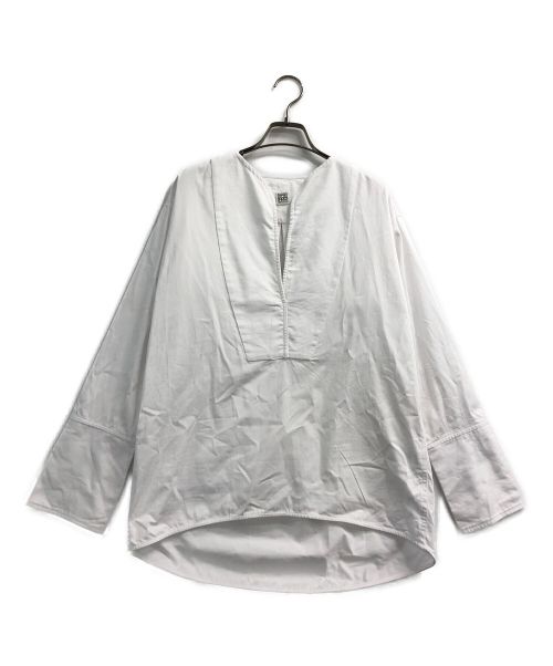 toteme（トーテム）toteme (トーテム) White Poplin Millay Blouse ホワイト サイズ:XSの古着・服飾アイテム