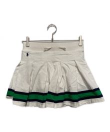 POLO RALPH LAUREN（ポロ・ラルフローレン）の古着「Tennis skirt」｜ホワイト×グリーン