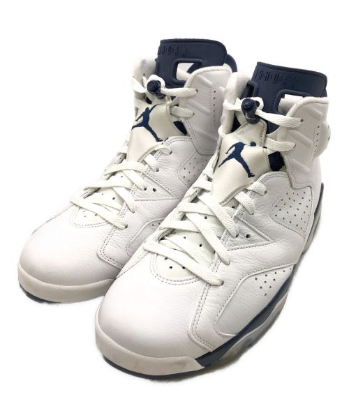 NIKE（ナイキ）NIKE (ナイキ) AIR JORDAN 6 RETRO/エアジョーダン6レトロ ネイビー×ホワイト サイズ:26.5の古着・服飾アイテム