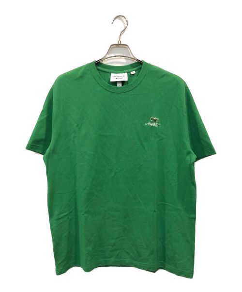 LACOSTE（ラコステ）LACOSTE (ラコステ) AWAKE (アウェイク) NY crew neck T-shirt グリーン サイズ:Mの古着・服飾アイテム