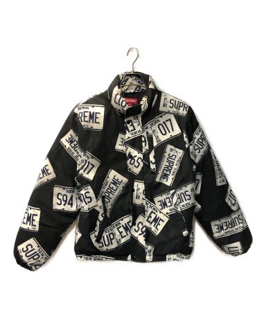 Supreme License Plate Puffy Jacket S