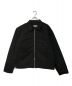 stussy（ステューシー）の古着「OVERDYED ZIP WORK JACKET(オーバーダイドジップワークジャケット)」｜ブラック