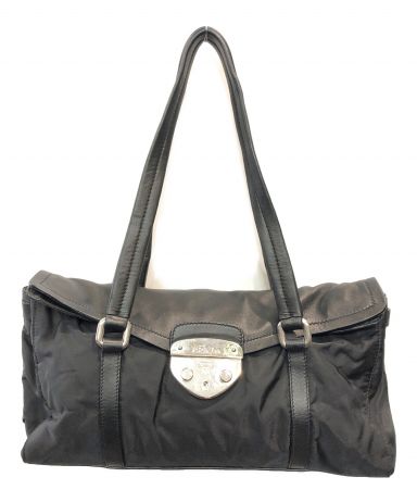 [中古]PRADA(プラダ)のレディース バッグ NEROレザーバック