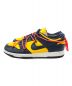 NIKE (ナイキ) OFFWHITE (オフホワイト) DUNK LOW LTHR / ダンクロー イエロー×ネイビー サイズ:29：37800円