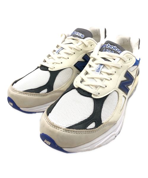 NEW BALANCE（ニューバランス）NEW BALANCE (ニューバランス) M990WB3 ホワイト×ベージュ サイズ:28.5の古着・服飾アイテム