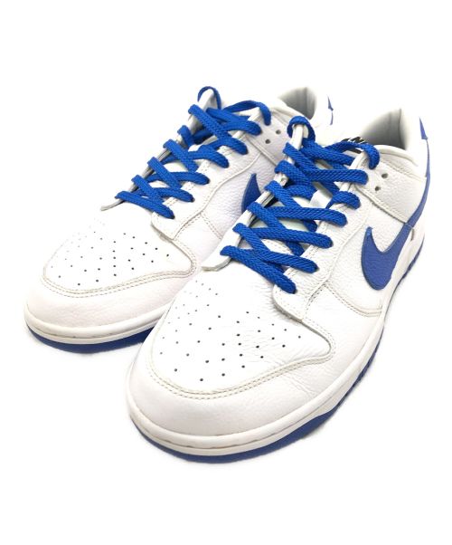 NIKE（ナイキ）NIKE (ナイキ) BY YOU DUNK LOW / バイユーダンクロー ホワイト×ブルー サイズ:28.5の古着・服飾アイテム