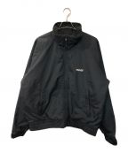 PORT AUTHORITYポートオーソリティ）の古着「700FILL Small Payment Jacket WarmUp Logo」｜ブラック