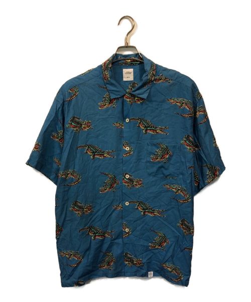 BEDWIN &THE HEARTBREAKERS（ベドウィンアンドザ ハートブレイカーズ）BEDWIN &THE HEARTBREAKERS (ベドウィンアンドザ ハートブレイカーズ) OPEN COLLAR ALOHA SHIRT ブルー サイズ:FREEの古着・服飾アイテム