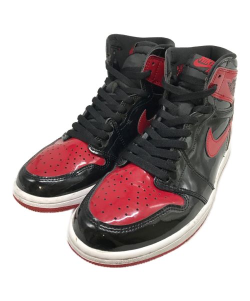 NIKE（ナイキ）NIKE (ナイキ) AIR JORDAN 1 RETRO HIGH OG / ジョーダン 1 レトロ ハイ オリジナル レッド×ブラック サイズ:27の古着・服飾アイテム