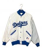 FELCOフェルコ）の古着「Dodgersスタジャン」｜ホワイト×ブルー