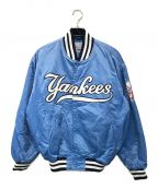 STARTERスターター）の古着「Yankeesスタジャン」｜ブルー