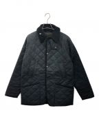 Barbourバブアー）の古着「BEDALE QUILT WAX」｜ネイビー