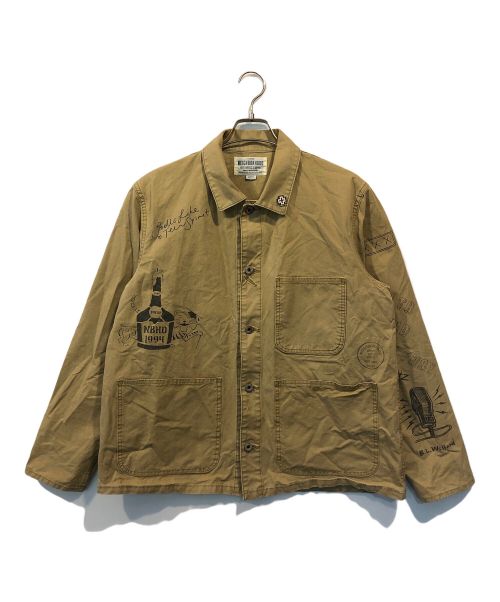 NEIGHBORHOOD（ネイバーフッド）NEIGHBORHOOD (ネイバーフッド) MEMORIAL-CA/C-JKT ベージュ サイズ:Lの古着・服飾アイテム