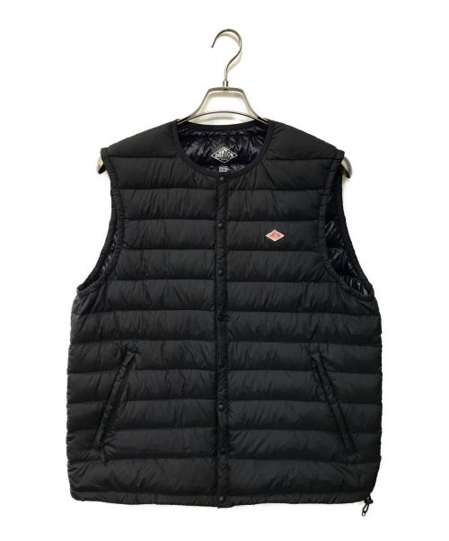 DANTON（ダントン）DANTON (ダントン) TAFFETA INNER DOWN CREWNECK VEST ネイビー サイズ:XLの古着・服飾アイテム